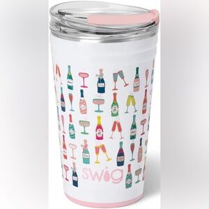 NWOT Swig Party Tumbler 24 oz Shimmer Finish ‘Pop Fizz’
